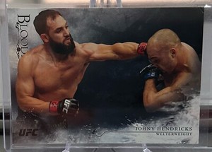 JOHNY HENDRICKS  2014 Topps UFC Bloodlines Base BLACK 21/25