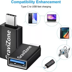 GraviZone Adapter USB-C auf USB-A Buchse 3.0 OTG Stick MacBook Samsung Xiaomi - Bild 1 von 27