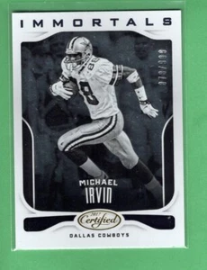 *2017 panini Certified Immortals MICHAEL IRVIN foil no.123 Cowboys #878/999 - Picture 1 of 1