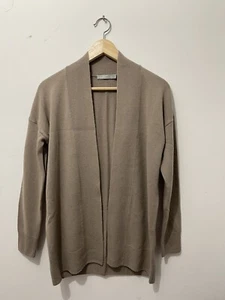 W783 NWT VINCE WOOL CASHMERE DRAPE WOMEN CARDIGAN SIZE XS, S, M, L TAN $395 - Picture 1 of 4