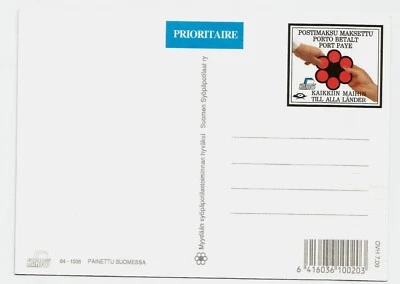 ESTADO POSTAL FINLANDIA.: Cancer Patient Soc. Postal/imagen prepagada: perro cachorro/M Foto 1 de 2