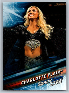 Charlotte Flair 2019 Topps WWE Smackdown Live Base Set Card #17