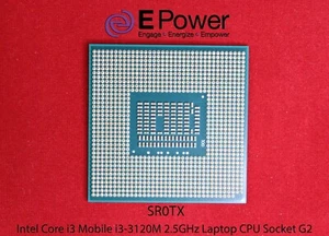 Intel Core i3-3120M Dual Core 2.5GHz 3MB Socket G2 Laptop Processor SR0TX - 3006 - Picture 1 of 1