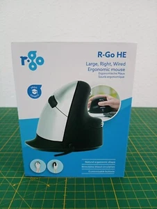 HE Ergo R-Go Vertical Maus Rechtshänder drahtgebunden (schwarz/grau)_0.35_6 - Bild 1 von 8