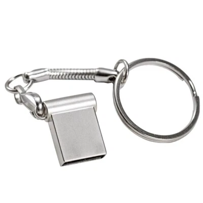 Mini Clef USB Argenté / Silver 8 Gb Go PorteClé - Envoi de France - Photo 1/4