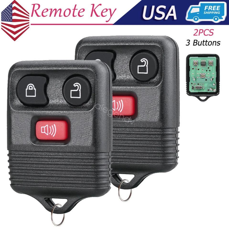 2 Para 2001 2002 2003 2004 2005 Ford Explorer Sport Trac Mando a distancia sin llave Llavero Foto 1 de 4