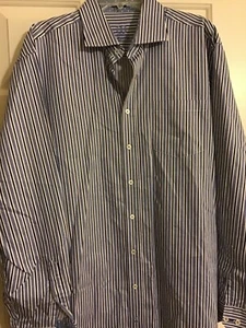Bugatchi  uomo    Button down shirt size XXL flip cuff  - Picture 1 of 7
