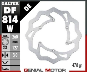 Galfer Disco de Freno Delantero WAVE FIXED 260x3mm BETA 430 RR 4T 2015 - Imagen 1 de 1