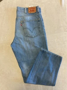Levi's 550 jeans men's 38x30 relaxed fit straight blue denim pants - Picture 1 of 12