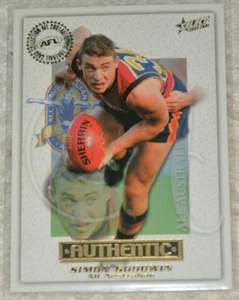 SIMON GOODWIN 2001 SELECT AUTHENTIC ALL AUSTRALIAN AA3 ADELAIDE CROWS NM/MINT+ - Picture 1 of 2