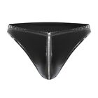 New Fashion Mens Underwear Shiny Smooth Specular Wet Look Black Casual