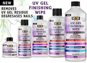 ACABADO EN GEL UV LED Color Brillo Base Capa Superior Removedor de Esmalte de Uñas - Imagen 1 de 8