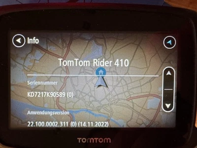 Tom Tom RIDER 410 - Lebenslange Kartenupdates und Radar - - Bild 1 von 4