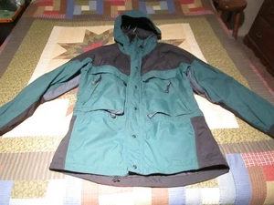 SOLSTICE MICROSHED MEN'S SIZE LARGE WATER AND WIND RESISTANT PARKA COAT GREEN - Picture 1 of 16