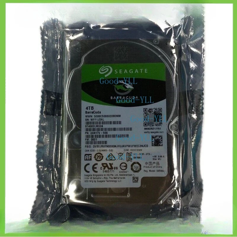 Seagate Barracuda ST4000LM024 4TB SATA 2.5" Internal Hard Drive 15mm HDD - Image 1 of 1