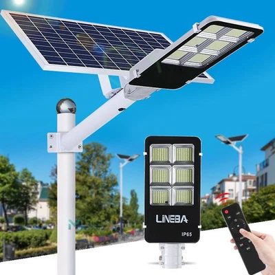 990000000LM 5500W LED Luz Lampara Solar Para Patio Exterior Lámparas En La Calle - Image 1 of 4