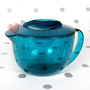 NEW Tupperware 1L Micropitcher Microcook Microwave Jug in Teal Blue - Picture 1 of 1
