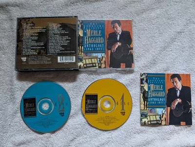 Merle Haggard The Lonesome Fugitive Anthology 1963 - 1977 2 CD 40 Greatest Hits - image 1 of 3