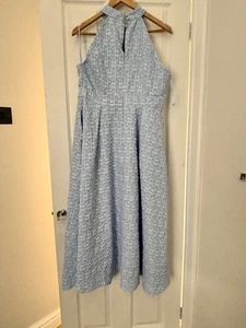 Women’s Wallis Blue Dress Petite Size 16 - Picture 1 of 3
