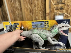 Figura de dinosaurio Jurassic World Dino Trackers camuflaje 'N batalla Indominus Rex - Imagen 1 de 6