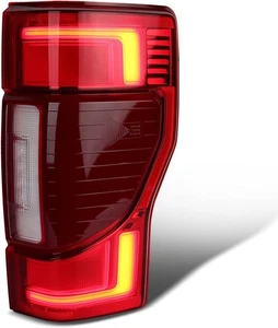 LED Tail Lights Compatible with 2020 2021 2022 Ford F250 F350 Super Duty Red  - Bild 1 von 6