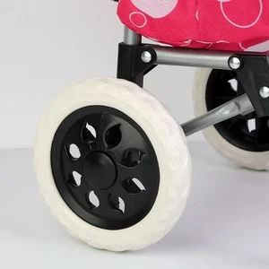 2pcs Flexible Shopping Cart Wheels Travelling Trolley Caster Small Trailer - Photo 1/14