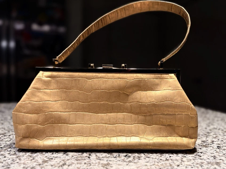 Enzo Angiolini - Cartera Vintage - Beige / Dorado Foto 1 de 1