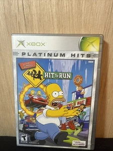 The Simpsons: Hit & Run Platinum Hits CIB With Manual (Microsoft Xbox, 2003) - Picture 1 of 7