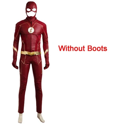 The Flash Set Suit Jumpsuit Cosplay Costume Barry Allen Outfit Halloween Party - Image 1 of 4