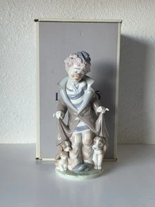 Lladro 5901 Surprise Circus Clown Figurine Original Box Magia Payaso Y Perrito - Picture 1 of 12