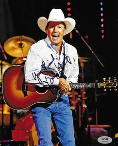 George Strait I Cross My Heart Pure Country Signed Auto 8x10 Photo PSA DNA (C) - Picture 1 of 1