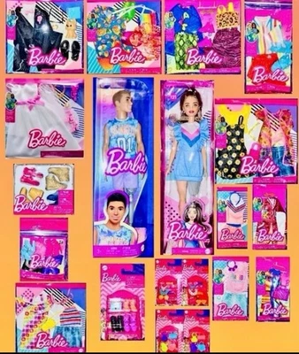 Nuevo Lote Barbie Muñecas y Accesorios Mattel Lote Mixto De 20 Foto 1 de 4