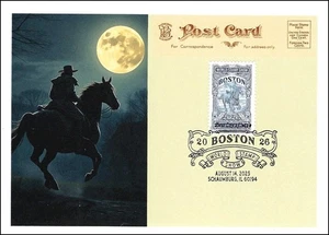 Sc. TBA Boston 2026 Rider single Dragon Cards FDC - FDOI - Picture 1 of 1