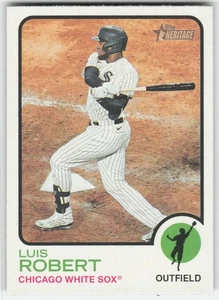 2022 Topps Heritage #295 Luis Robert Chicago White Sox - Picture 1 of 2