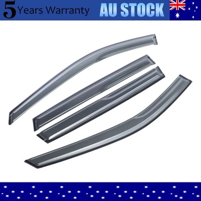 Window Visors Weather Shields Weathershields for Nissan Xtrail X-trail T32 Lerdi - image 1 of 4