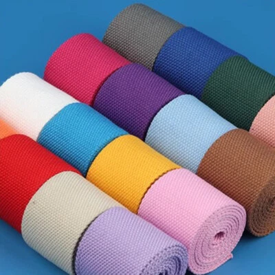 Cinta de cinta de lona 2M correa para coser recorte suministro hágalo usted mismo material artesanal suave acogedor Foto 1 de 4