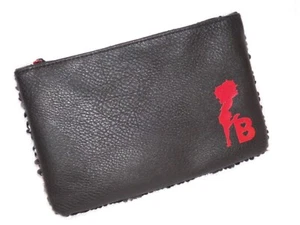 Ipsy Glam Bag Plus Betty Boop Black Sequin Makeup Pouch Case Bag - Picture 1 of 3