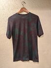 Dries Van Noten Graphic Printed Blue Short Sleeve T Shirt Size Small
