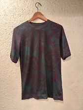 DRIES VAN NOTEN GRAPHIC PRINTED BLUE SHORT SLEEVE T-SHIRT  size Small