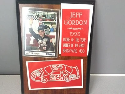 Traks Racing коллекционная карточка No24 Джефф Гордон 1993 дебютант года табличка (B40) - Изображение 1 из 4