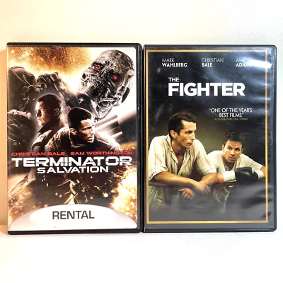 TERMINATOR SALVATION / THE FIGHTER (DVD) Christian Bale - Action Sci-Fi Drama - Image 1 of 4
