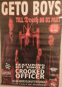 GETO BOYS POSTER 24X36 1993 RAP A LOT RECORDS RARE, HARD TO FIND !