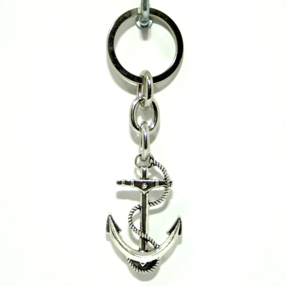 Llavero Ancla Llavero Plata Joyería Colgante Dije Mujer Hombre Llave Coche Foto 1 de 1