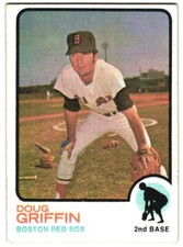 1973 Topps Baseball #96 Doug Griffin Boston Red Sox - VG/Ex