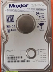 ⭐️⭐️⭐️⭐️⭐️ HDD Hard Drive SATA Desktop 3.5" Maxtor 7Y250M0 250GB YAR511W0 - Picture 1 of 2