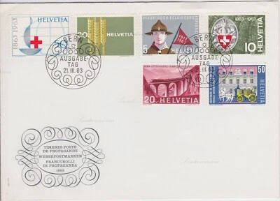 Cover Switzerland, 1963. Bern.  First Day   - Image 1 of 3