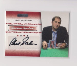 PHIL GORDON 2007 Razor Poker Showdown Signatures AUTOGRAPH Card #SS-14 - Picture 1 of 1