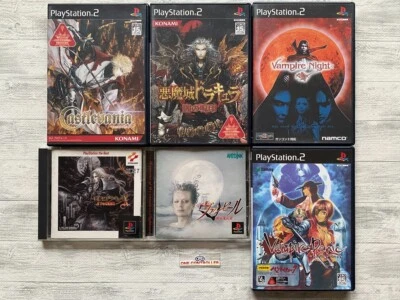 SONY PS 1 2 Akumajo Dracula X & Castlevania & Vampire Legend & Night & Panic set - Image 1 of 4