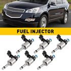 6x Fuel Injectors For GM Chevrolet Camaro Traverse GMC Acadia CTS 3.6L 12638530