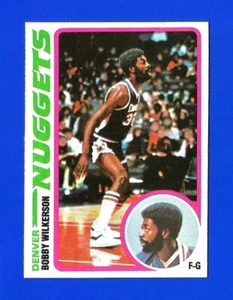 1978-79 Topps Basketball #41 Bobby Wilkerson NMINT + Denver Nuggets (SB1) - Bild 1 von 2